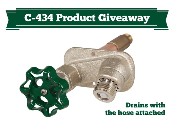 Product Giveaway: C-434 Self-Draining Hydrant